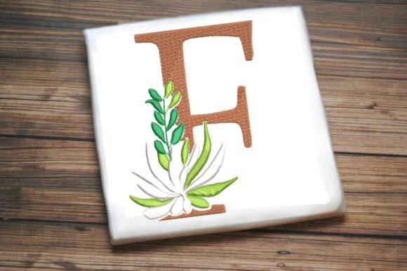 A Designer's Look at the 'F' Greenery Monogram for Real Projects