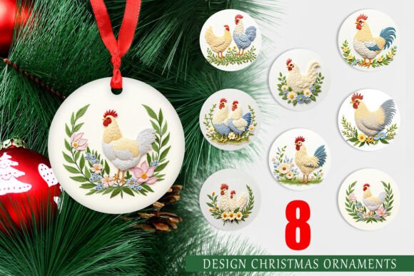 A Designer's Review of Ornament Chicken Embroidery