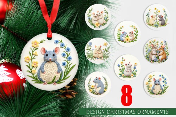A Designer's Review: Ornament Rat Embroidery for Holiday Collections