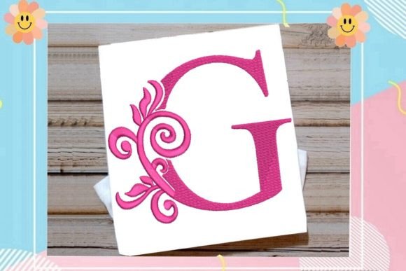 A Graceful Letter G Monogram for Boutique Sweatshirts