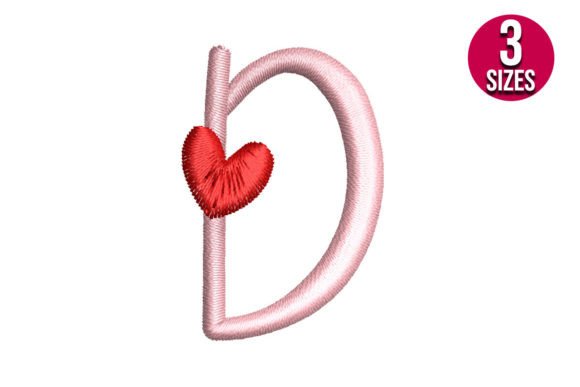 A Heartfelt Design Review: Letter D with Heart for Valentine's Season