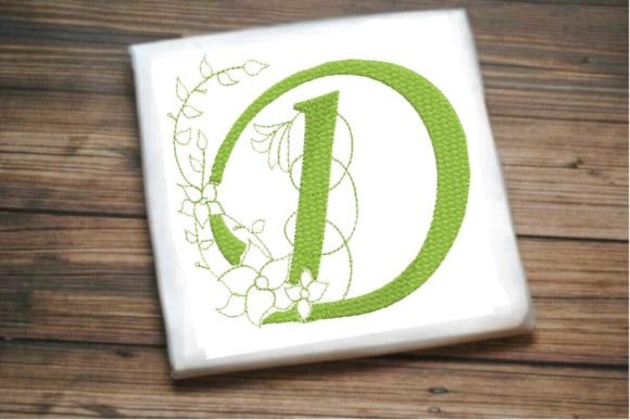 An Embroiderer's Review of the D Letter Vine Monogram