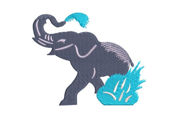 Elephant in Water Embroidery Design Review