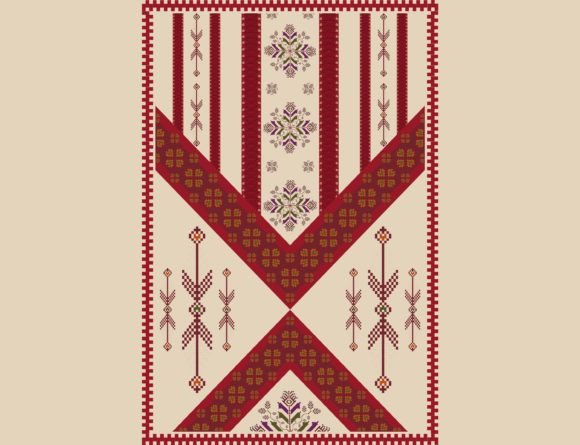 Ethnic Geometric Embroidery: A Designer's Review for Merchandise