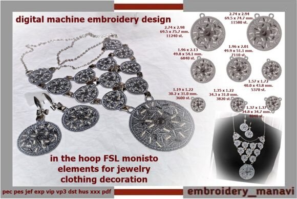 FSL Elements: Jewelry-Inspired Embroidery for Apparel