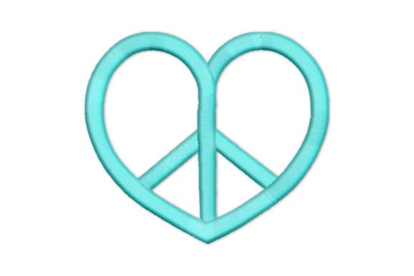 Heart-Shaped Peace Sign Embroidery: A Seasonal Gift Designer's Review