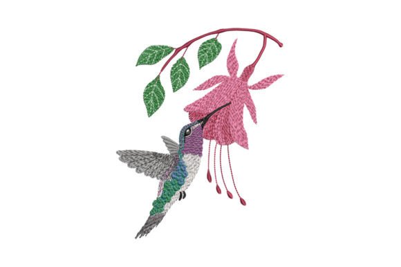 Hummingbird and Fuchsia: An Embroidery Designer's Review