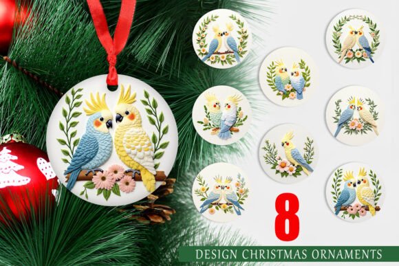 Ornament Cockatiel Embroidery: A Designer's Craft Fair Review