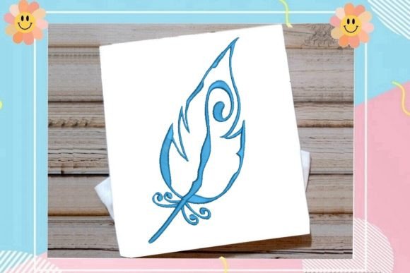 Reviewing Delicate Blue Feather: A Boutique Sweatshirt Embroidery Design