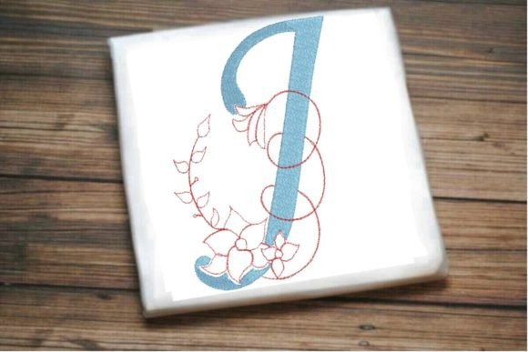 Reviewing the J Letter Vine Monogram Flower for Boutique Apparel