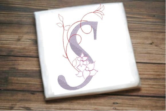 The Enchanting S Letter Vine Monogram Flower for Seasonal Appeal
